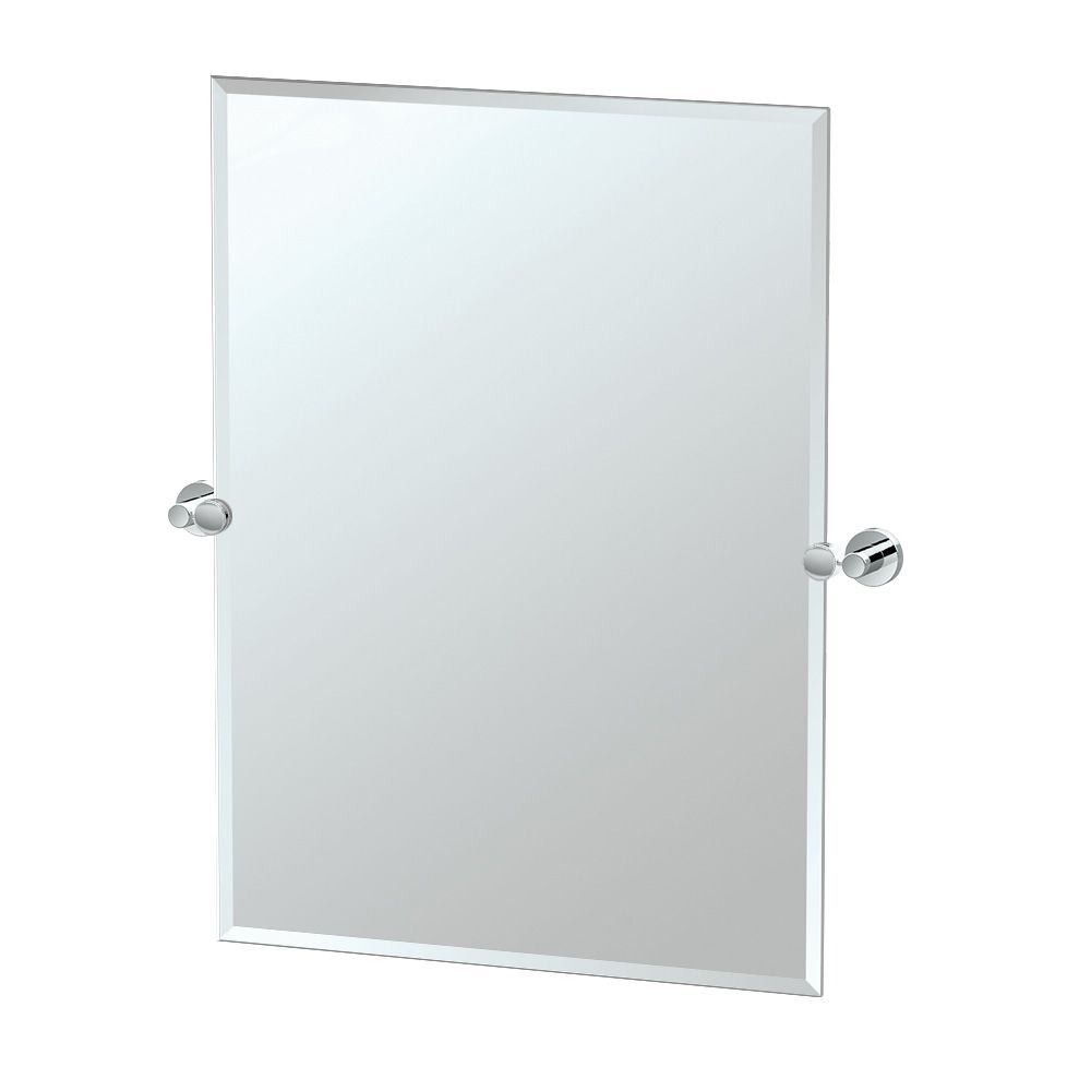Gatco Glam 26.5 H Frameless Oval Mirror
