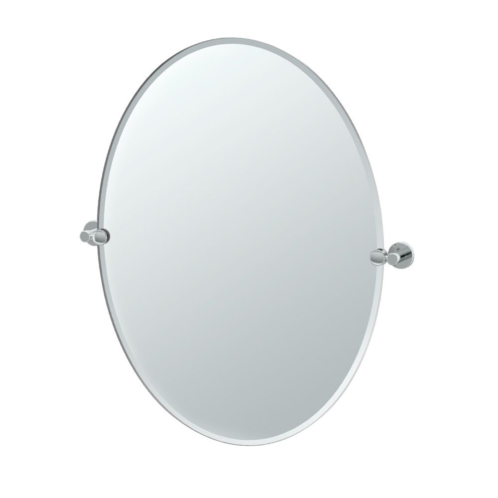 Gatco Channel Large Oval Mirror