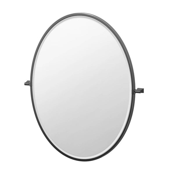 Gatco Bleu 33H Framed Oval Mirror
