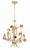 Crystorama 4805-SR Southport 5 Light Chandelier - Sage Rose
