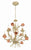 Crystorama 4805-SR Southport 5 Light Chandelier - Sage Rose