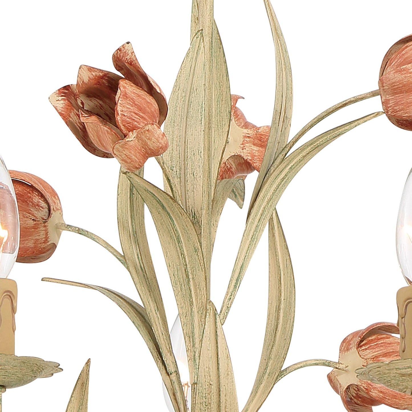 Crystorama 4805-SR Southport 5 Light Chandelier - Sage Rose