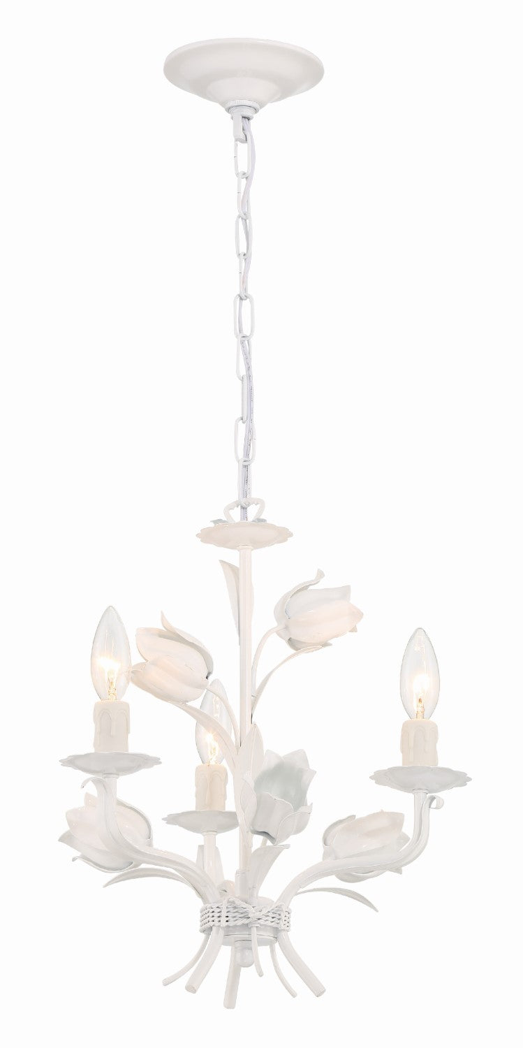 Crystorama 4813-WW Southport 3 Light Mini Chandelier - Wet White