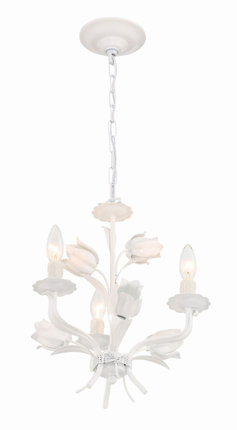 Crystorama 4813-WW Southport 3 Light Mini Chandelier - Wet White