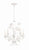 Crystorama 4815-WW Southport 5 Light Chandelier - Wet White