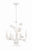 Crystorama 4815-WW Southport 5 Light Chandelier - Wet White