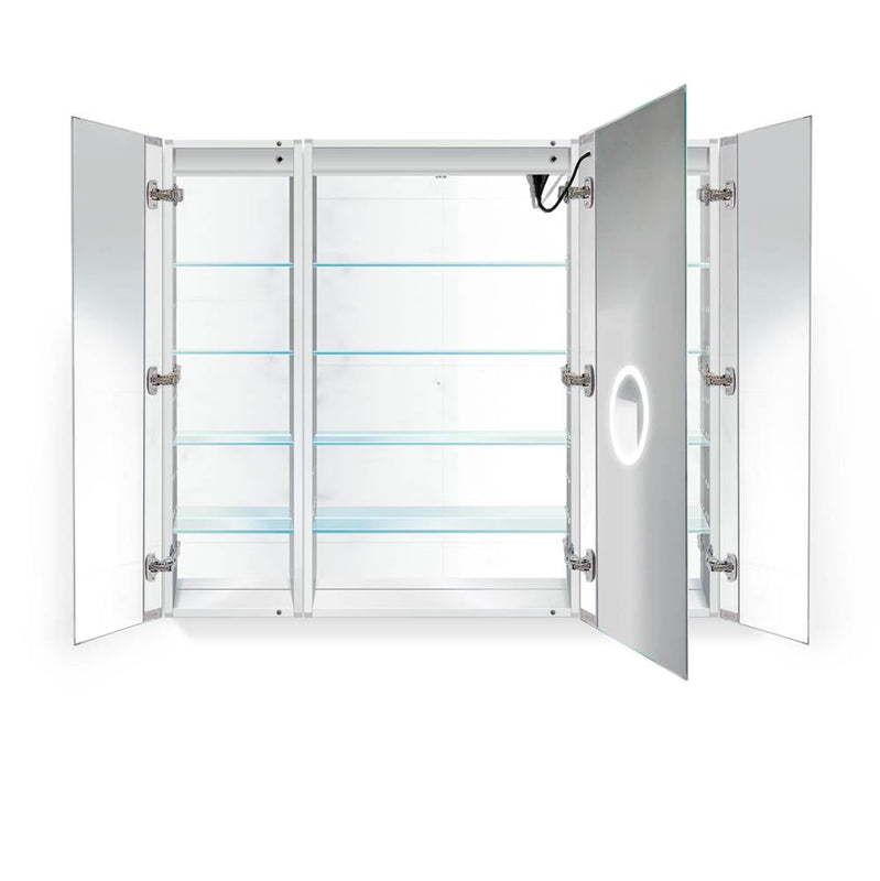 Krugg SVANGE4842LRR LED Medicine Cabinet 48X42 With Dimmer and Defogger