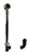 Westbrass 493144HRHBJ Semi-Exposed Tip-Toe BWO with Overflow Ball Joint