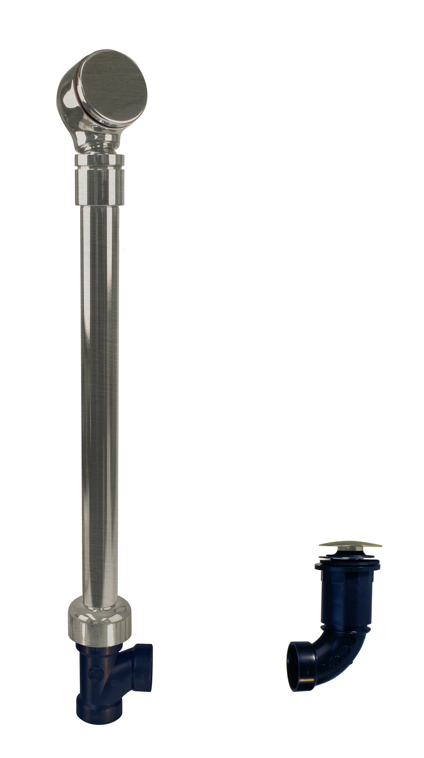 Westbrass 493144HRHBJ Semi-Exposed Tip-Toe BWO with Overflow Ball Joint
