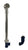 Westbrass 493144HRHBJ Semi-Exposed Tip-Toe BWO with Overflow Ball Joint