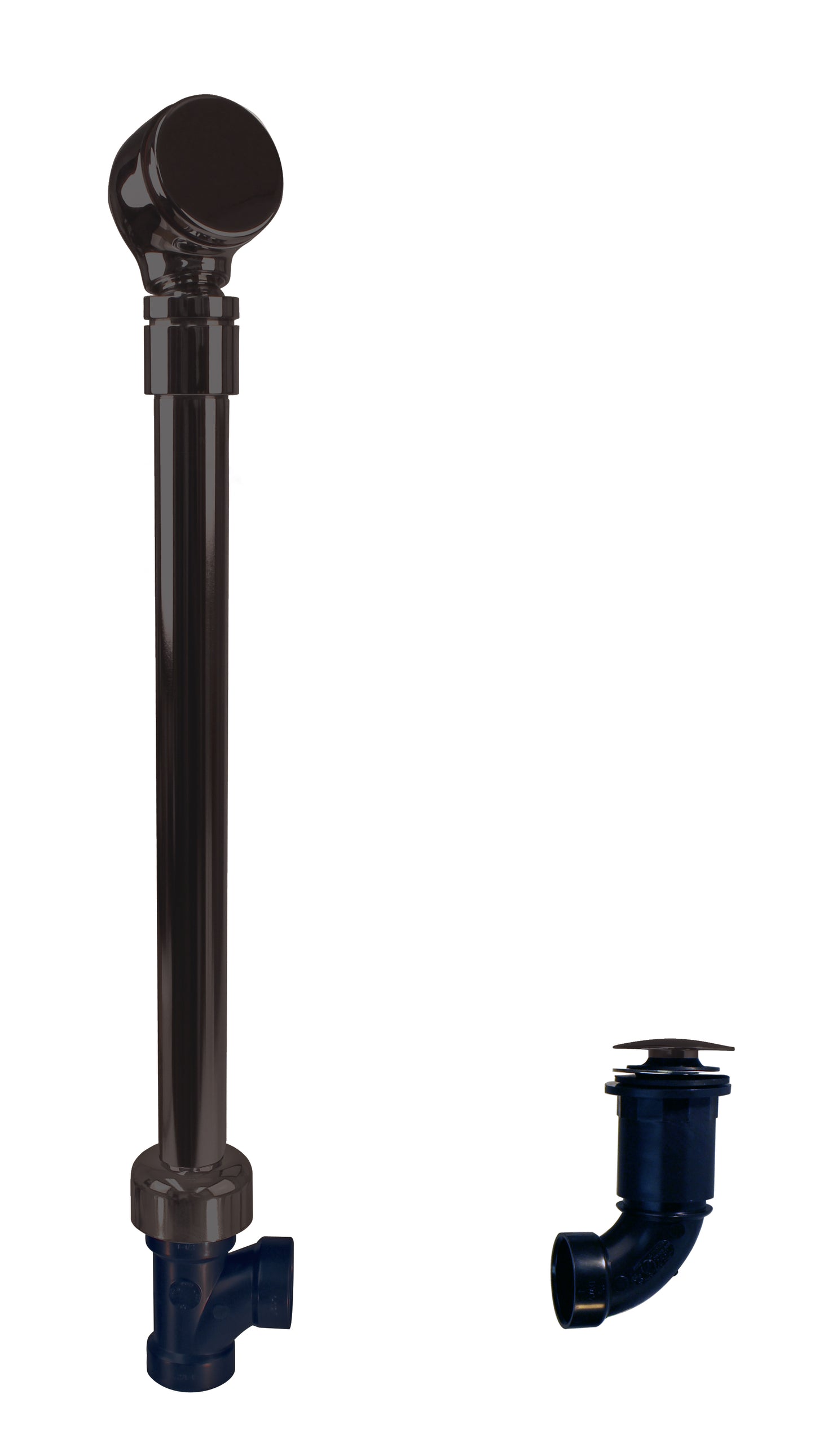Westbrass 493144HRHBJ Semi-Exposed Tip-Toe BWO with Overflow Ball Joint
