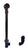 Westbrass 493144HRHBJ Semi-Exposed Tip-Toe BWO with Overflow Ball Joint