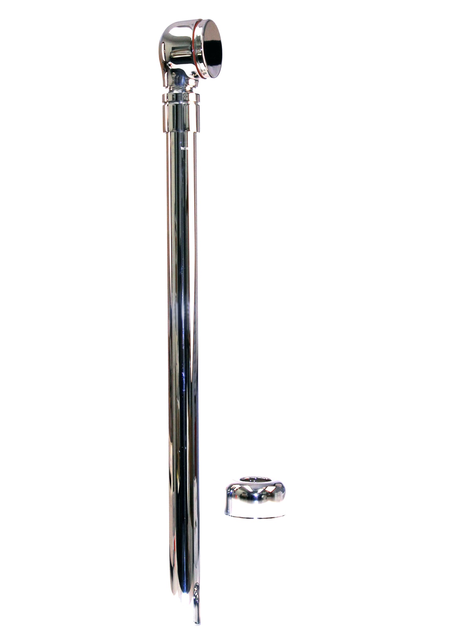 Westbrass 493144HRHBJ Semi-Exposed Tip-Toe BWO with Overflow Ball Joint