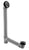 Westbrass 493244H Illusionary Overflow 12 in. and 4 in. Sch. 40 PVC Bath Waste and Overflow with Tip-Toe Bath Drain
