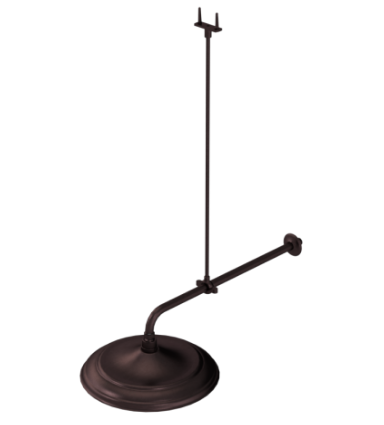 Rubinet 4F007 12 Shower Head, 20 Wall Mount Shower Arm Flange With Adjustable Mounting Bracket Up To 24