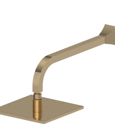 Rubinet 4F015 8 Shower Head With Wall Mount 12 Shower Arm Flange