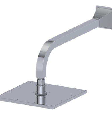 Rubinet 4F022 Shower Head 8 With Arm Flange - Parent