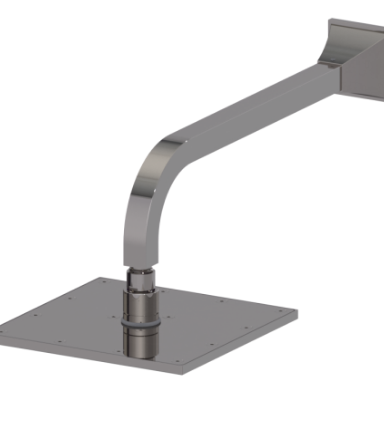 Rubinet 4F022 Shower Head 8 With Arm Flange