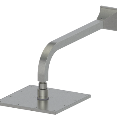 Rubinet 4F022 Shower Head 8 With Arm Flange