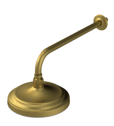 Rubinet 4F023 8 Shower Head With Wall Mount 12 Shower Arm Flange - Parent