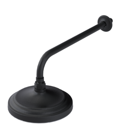 Rubinet 4F023 8 Shower Head With Wall Mount 12 Shower Arm Flange