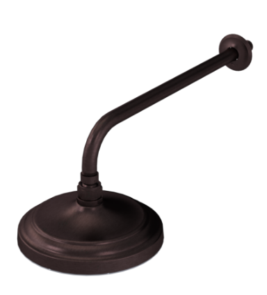 Rubinet 4F023 8 Shower Head With Wall Mount 12 Shower Arm Flange