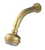 Rubinet 4F030 3 Function Shower Head with Wall Mount 8 Shower Arm And Flange