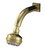 Rubinet 4F033 3 Function Shower Head with Wall Mount 8 Shower Arm Flange