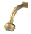 Rubinet 4F033 3 Function Shower Head with Wall Mount 8 Shower Arm Flange