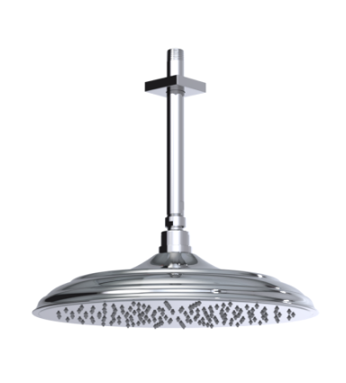 Rubinet 4F210 12 Shower Head, 8 Ceiling Mount Shower Arm Flange - Parent
