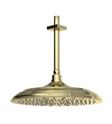 Rubinet 4F210 12 Shower Head, 8 Ceiling Mount Shower Arm Flange