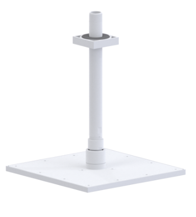 Rubinet 4F221 8 Shower Head With Wall Mount 12 Shower Arm Flange