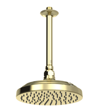 Rubinet 4F223 8 Shower Head With Wall Mount 12 Shower Arm Flange