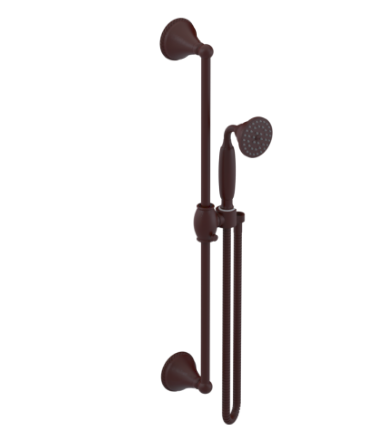 Rubinet 4GET0 Adjustable Slide Bar With Hand Held Shower Assembly