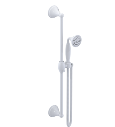 Rubinet 4GET0 Adjustable Slide Bar With Hand Held Shower Assembly