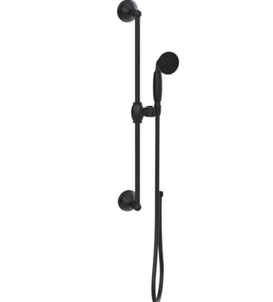 Rubinet 4GFM0 Adjustable Slide Bar With Hand Held Shower Assembly