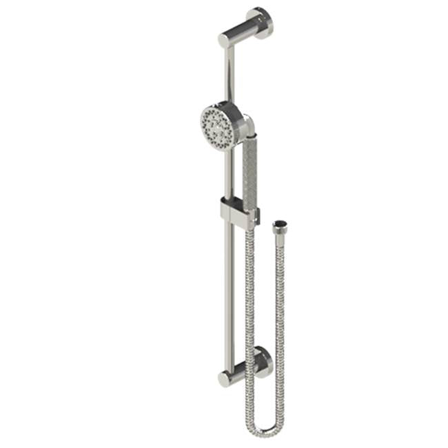 Rubinet 4GGN3 Adjustable Slide Bar With Hand Held Shower Assembly 3 Function