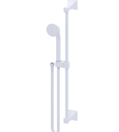 Rubinet 4GIC0 Adjustable Slide Bar With Hand Held Shower Assembly
