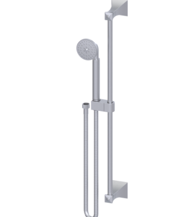 Rubinet 4GIC0 Adjustable Slide Bar With Hand Held Shower Assembly