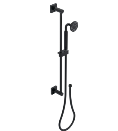 Rubinet 4GLA0 Adjustable Slide Bar With Hand Held Shower Assembly