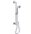 Rubinet 4GLA0 Adjustable Slide Bar With Hand Held Shower Assembly