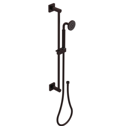 Rubinet 4GLA0 Adjustable Slide Bar With Hand Held Shower Assembly