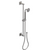 Rubinet 4GLA0 Adjustable Slide Bar With Hand Held Shower Assembly