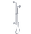 Rubinet 4GLA0 Adjustable Slide Bar With Hand Held Shower Assembly