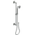 Rubinet 4GLA0 Adjustable Slide Bar With Hand Held Shower Assembly
