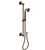 Rubinet 4GLA0 Adjustable Slide Bar With Hand Held Shower Assembly