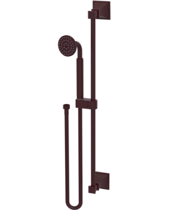 Rubinet 4GMQ0 Adjustable Slide Bar With Hand Held Shower Assembly