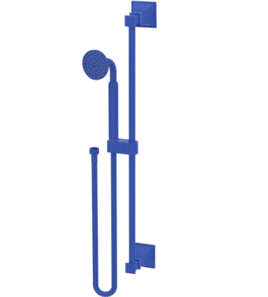 Rubinet 4GMQ0 Adjustable Slide Bar With Hand Held Shower Assembly