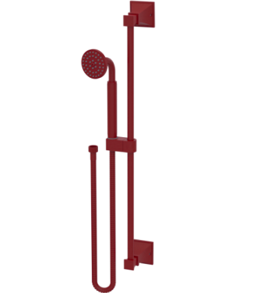 Rubinet 4GMQ0 Adjustable Slide Bar With Hand Held Shower Assembly