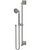Rubinet 4GMQ0 Adjustable Slide Bar With Hand Held Shower Assembly